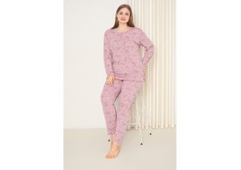 Pijamale Dama Battal Compact Penye Baki 47